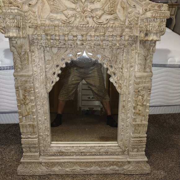 1940's Moroccan stone Mirror - Picture 2 of 4